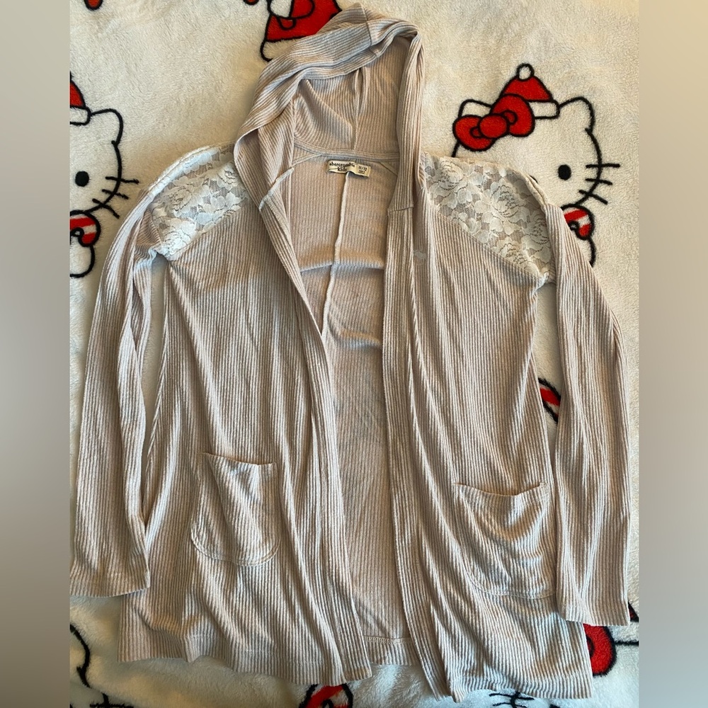 Abercrombie kids ribbed cardigan